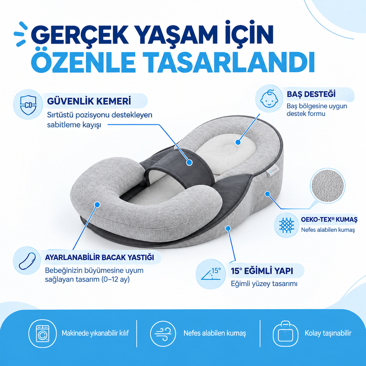 CalmBaby™ Konfor Bebek Yuvası